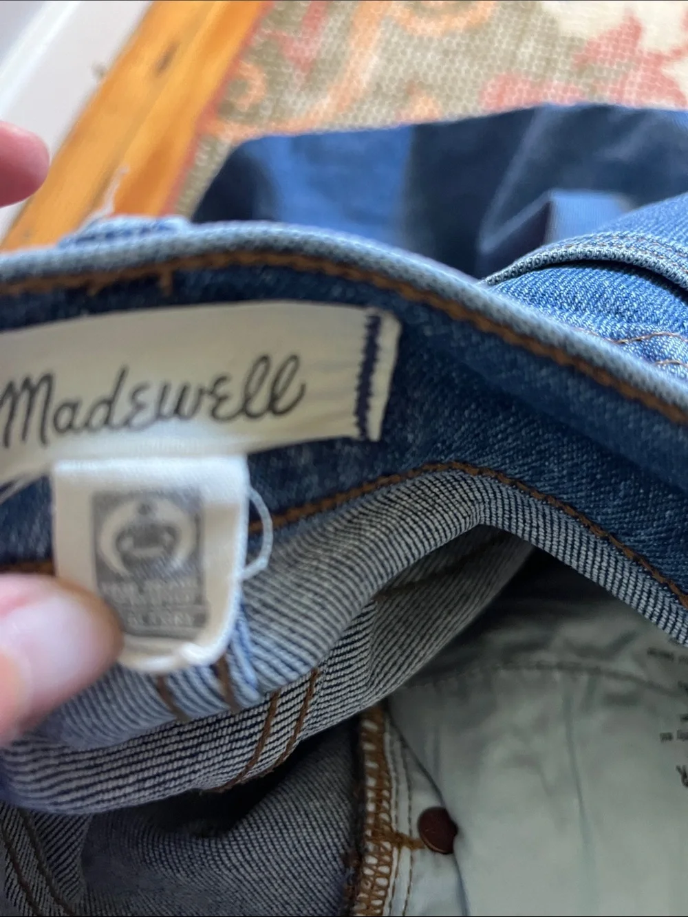Madewell The Perfect Vintage Jean Size 29 Blue High Rise Straight Leg EUC